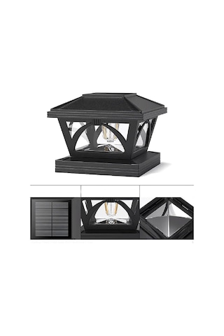 Tr 2 Adet Set Üstü Günışığı Renk Ledli Solar Güneş Enerjili Bahçe Lambası Yy-84