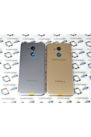 Senalstore General Mobile Gm8 Kasa Arka Kapağı Yan Tuşlar - Siyah