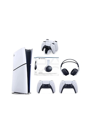 Sony Playstation 5 Slim Dijital + 2 Kol + Şarj İstastasyonu + Kulaklık