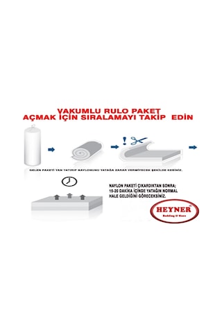 Babyhopeankara Heyner Black Ortopedik Visco Yatak (Tüm Ölçüler)