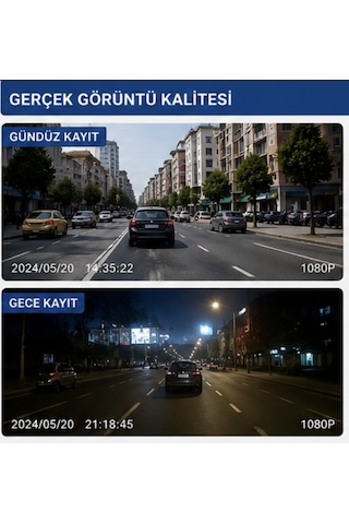 Flyinq Fly-1080p Araç İçi Kamera Hd Dvr Gece Görüşlü 2.5 Lcd Ekranlı Araç Kamerası