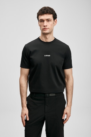 Lufian Marcus Modern Grafik T- Shirt Siyah Siyah 111020322100100 Siyah