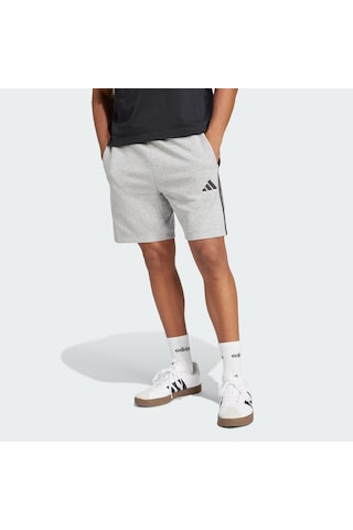 Adidas Essential 3-stripes French Terry Erkek Şort Je6419 Gri