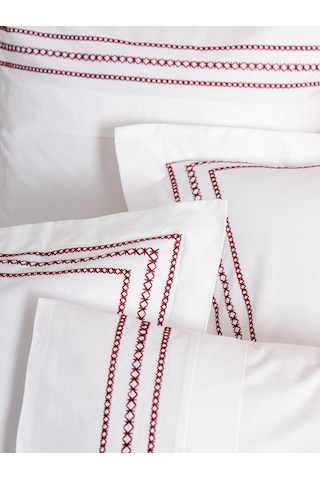 Cotton Box Classic Çift Kişilik Nevresim Takımı Helya Beyaz