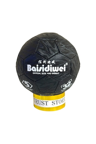 Baisidiwei Futbol Topu 286 Siyah No:5 + Pompa Siyah