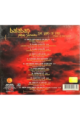 Plak Değildir Cd Dir Cd Alihan Samedow Balaban The Land Of Fire