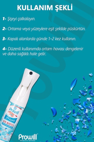 Air Biotics Koku Giderici Sprey Hava Temizleyici Doğal Temiz Ekolojik Ortamlar 300 Ml