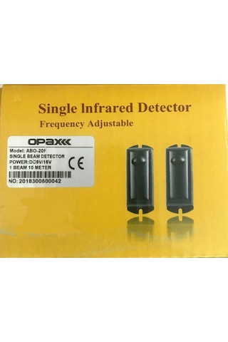 Opax ABO-20F Tek Işınlı 10 Metre IR Beam Dedektör