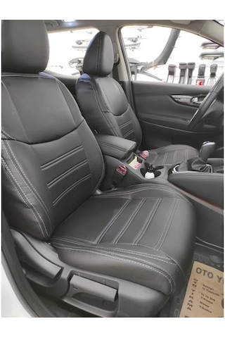 Nissan Qashqai Araca Özel Deri Oto Koltuk Kılıfı (500432380)
