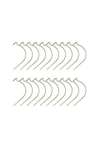 Kosona 20 Adet Paslanmaz Çelik Duvar Kanca: Taşınabilir Ev Giyim Askı, Gips Duvarı İçin Delme Gerektiren Dayanıklı Metal Kanca