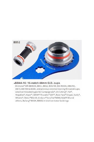 Toopre Tl-fc25 Bisiklet Orta Göbek Anahtarı 41/44mm Mavi