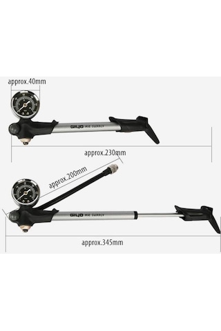 Giyo Gs-02pt 300psi Bisiklet Amortisör Pompası