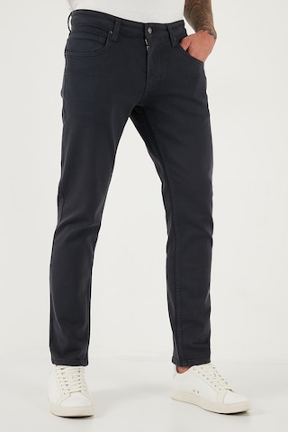 Buratti Pamuklu Regular Fit Normal Bel Boru Paça Jeans Erkek Kot Pantolon 2211C40Parma Antrasit