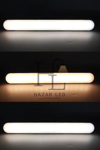 Usb Şarjlı Mıknatıslı Led Lamba Kablosuz Dokunmatik Led Işık Martı Led Aplik 3 Farklı Işık Rengi