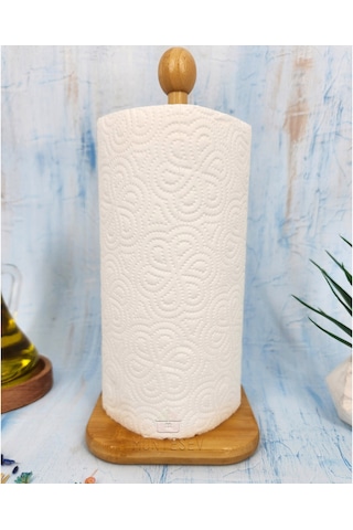 Ahşap Bambu Kağıt Havluluk Ahşap Peçetelik Mutfak Düzenleyici