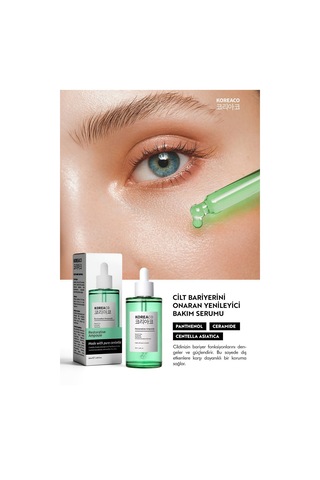 Koreaco Centella & Cica & Ceramide - Onarıcı, Aydınlatıcı ,24 Saat Nemlendirme Ampoule