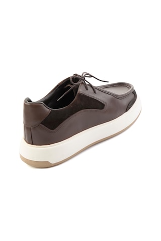 Bambi Kahve Kahve Süet Hakiki Deri Erkek Sneaker E01401023043