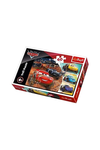 17327 Şimşek Mcqueen Ve Arkadaşları, Cars 60 Parça, 4 Yaşından Büyük Çocuklar İçin Yapboz