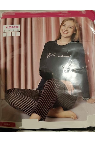 Sude Kadın Kışlık Kadife Pijama Takımı K200/810 - 1 Adet 001