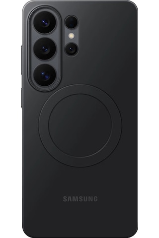 Samsung Galaxy Uyumlu S26 Ultra Silikon Magnet Kılıf Siyah
