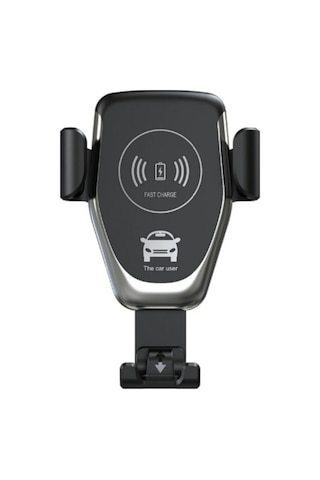 Monyee Siyah Oto Telefon Tutucu 10w Hızlı Kablosuz Şarj Cihazı - Otomatik Kilitleme, 4.0-6.5 İnç Telefon Desteği, Güvenlik Korumaları