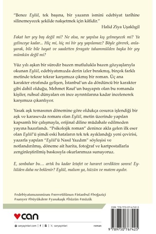 Eylül Açıklamalı Orijinal Metin / Mehmet Rauf