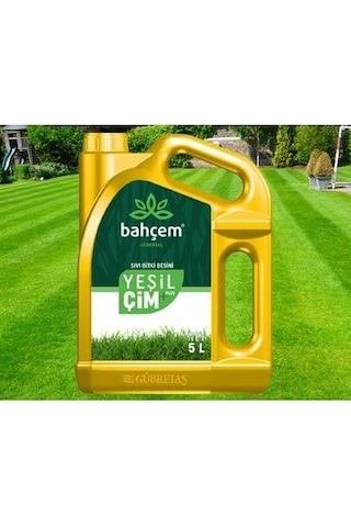 Gübretaş Bahçem Yeşil Çim Plus Sıvı Bitki Besini 5Lt