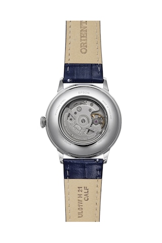 Orient Ra-ac0030l30b Kurmalı Otomatik Deri Lacivert 41 Mm Erkek Kol Saati Gri