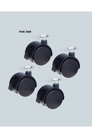 Kilitli 4 Cm Tekerlek Ayak 4 Lü Set Zemin Koruyucu 6182204