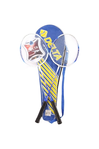 Delta Tek Parça Halinde Üretim 2 Adet Dura-strong Badminton Raketi Ve Deluxe Badminton Çantası Seti