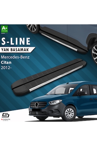S-dizayn Mercedes Citan S-line Krom Yan Basamak 193 Cm 2012 Üzeri