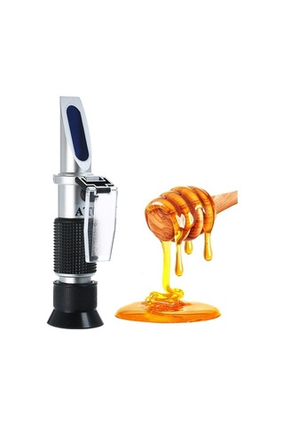 Didadodo Bal Arıcılar İçin 3'lü Ölçüm Bal Refraktometresi - Şeker, Su Ve Baume Oranı Ölçer Bal Kalitesi Kontrolü