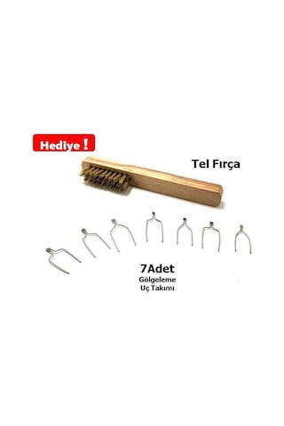 Ahşap Yakma - Ağaç Dağlama Makinesi 15Adet Uç Dahil