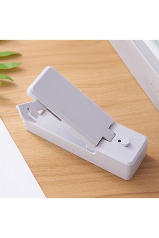 Suntek Çanta Mühürleyen Manyetik Şarj Edilebilir Cips Beyaz Beyaz