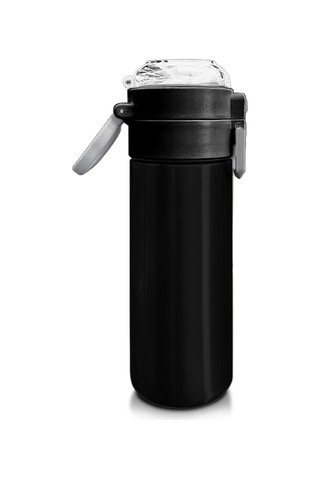 Coral High Kids Siyah Pipetli Ve Direkt İçim Çelik Termos 500 Ml 31827 Siyah
