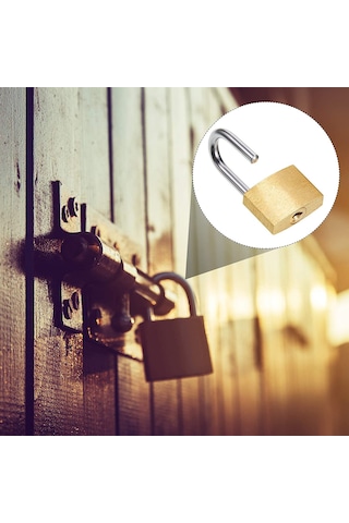 Mufunye Mini Kilit Küçük Kilit 2 Anahtarlı Katı Pirinç Kilitler Bagaj Kilidi, Sırt Çantası, Spor Salonu Dolabı Kilidi, Bavul Kilidi, Sınıf Eşleştirme Oyunu Ve Daha Fazlası İçin 12 Parça