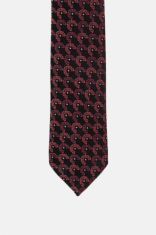 Süvari Bordo Baskılı Kravat Bordo
