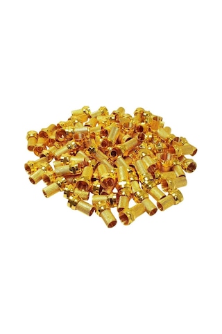 Rose Rc-50 Rg6 Gold F Konnektör 18mm - Kutulu 100adet Rose