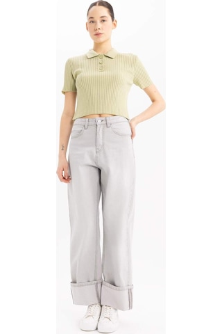 DeFacto Slim Fit Dar Kesim Polo Yaka Kısa Kollu Triko Tişört N9752AZ24SPGN744