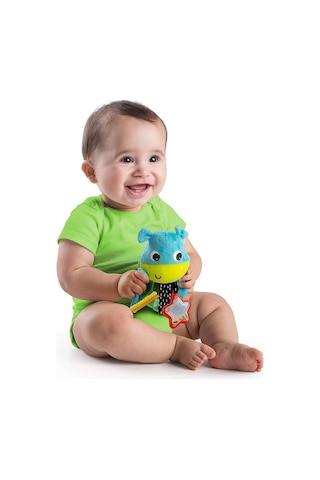 Bright Starts Sevimli Çıngırak &  Dişlik - Hippo Çok Renkli
