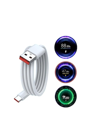 Apera MT24 Xiaomi Mi İle Uyumlu 120w Turbo Hızlı Şarj Aleti Kablo Dahil