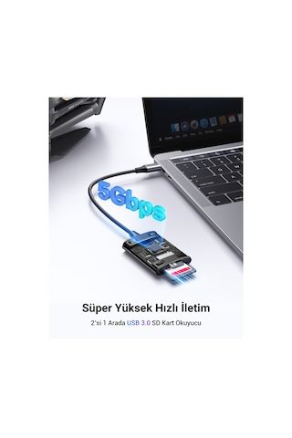 Ugreen Type-c To Sd Ve Micro Sd Kart Okuyucu Adaptör, 80888