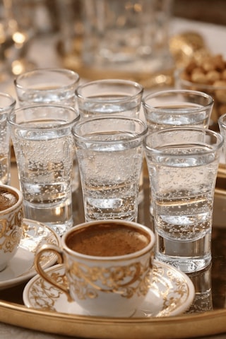 6'lı Cam Kahve Yanı Bardağı - 50cc Shot Bardağı