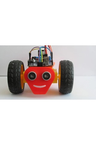 Ultrasonik Sensörlü Engelden Kaçan Robot
