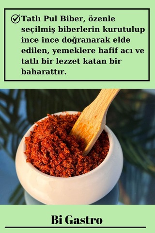 Gaziantep Tatlı Pul Biber - 500 Gr