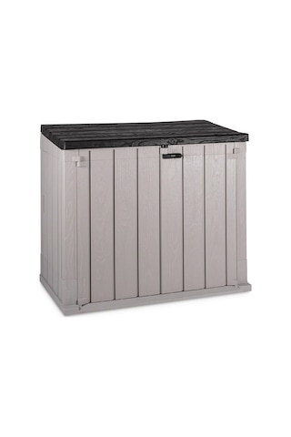 Badepo Toomax Stora Way 840L Bahçe Depolama Sandığı, Dolabı Gri/Antrasit Gri