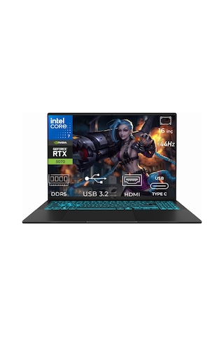 Asus V16 V3607VP-RP055-K54 Core 7 240H 128 GB 4 TB SSD 8 GB RTX5070 16" W11P Dizüstü Bilgisayar