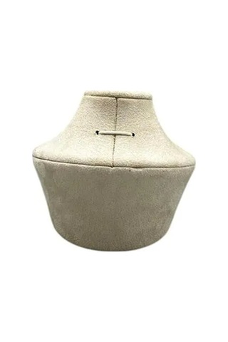 Yerli Üretim Yerde Model Sardunya Kumaş Krem Renk Boy 12 Cm En 14 Cm Kolye Takı Mankeni Çok Renkli