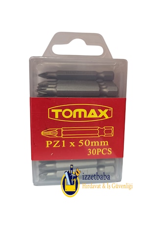 Tomax Pz1 X 50 Mm Bits Uç 30 Adet