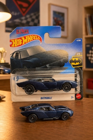 Hot Wheels Batmobile - The Batman Özel Seri Metal Oyuncak Araba Çok Renkli